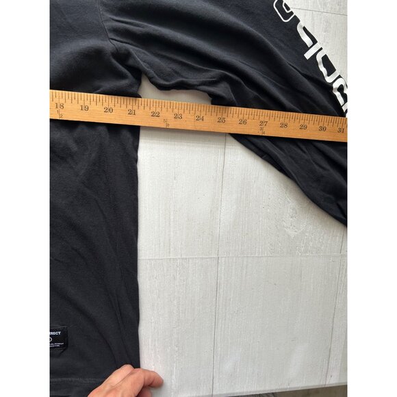 Period Correct Men's Sz Large LAudi Sport Quattro Black Long Sleeve - Picture 8 of 11